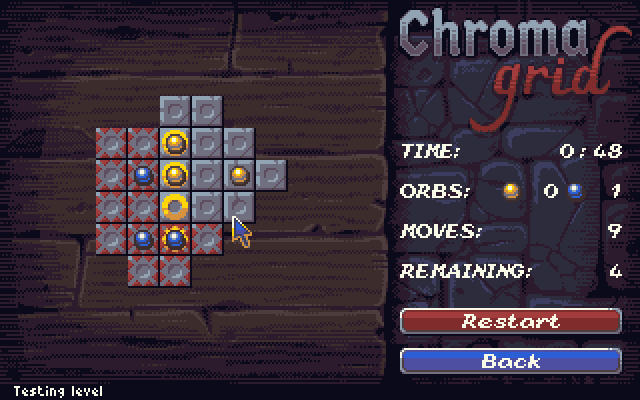 Chroma Grid atari screenshot